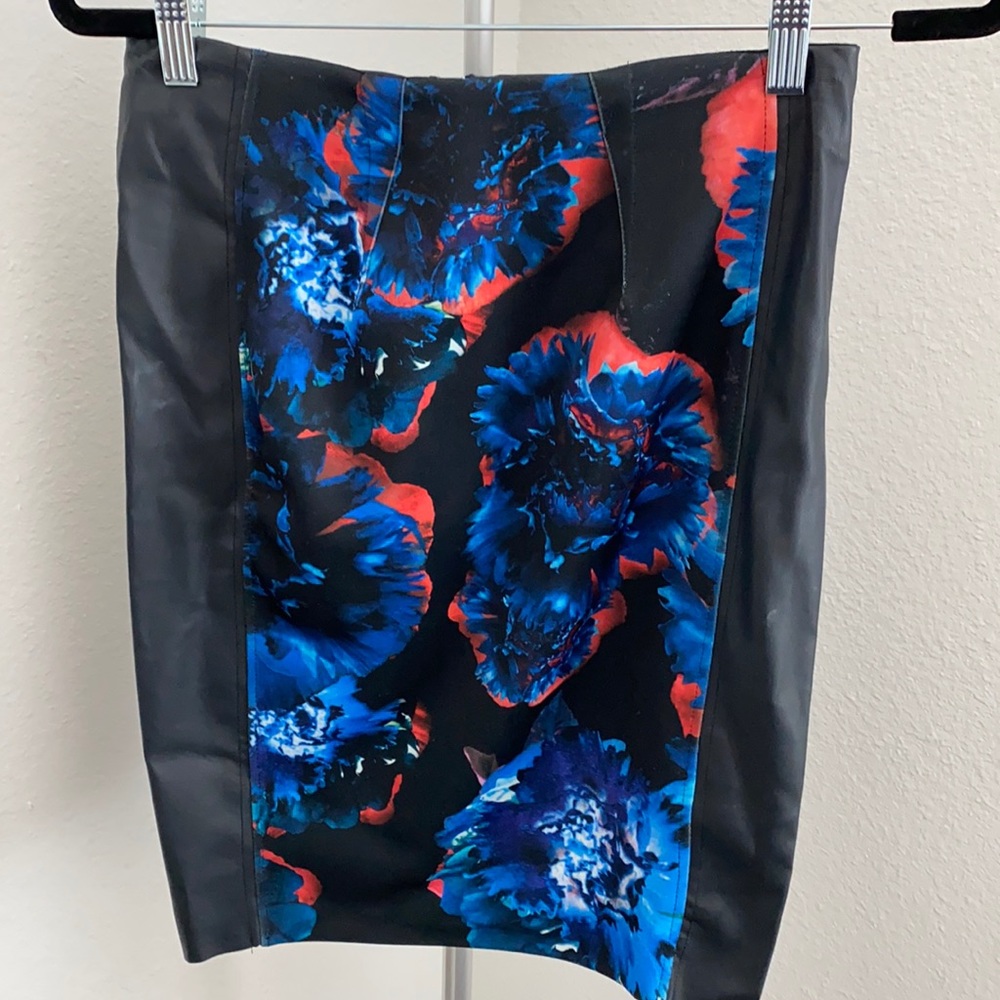 Zara leather skirt